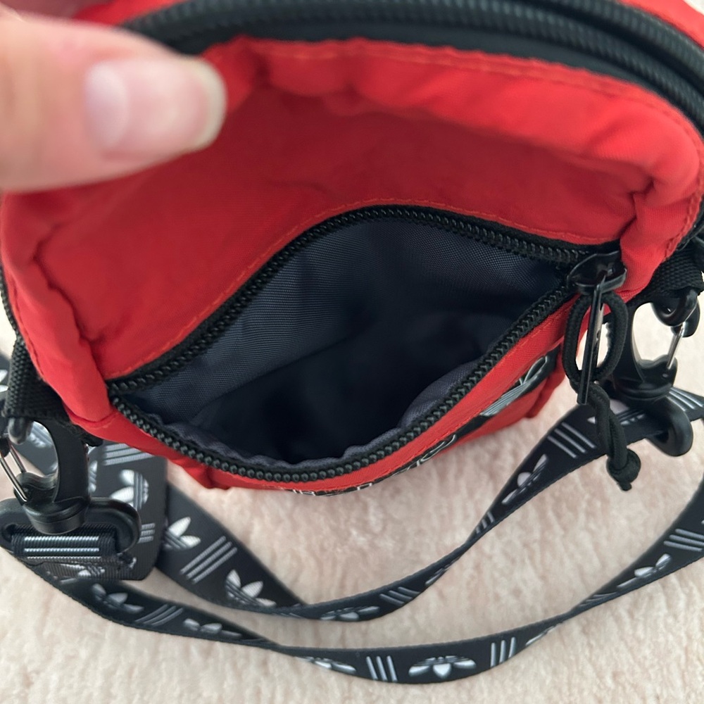 Adidas Red Belt Bag with Black Strap - Picture 3 of 4